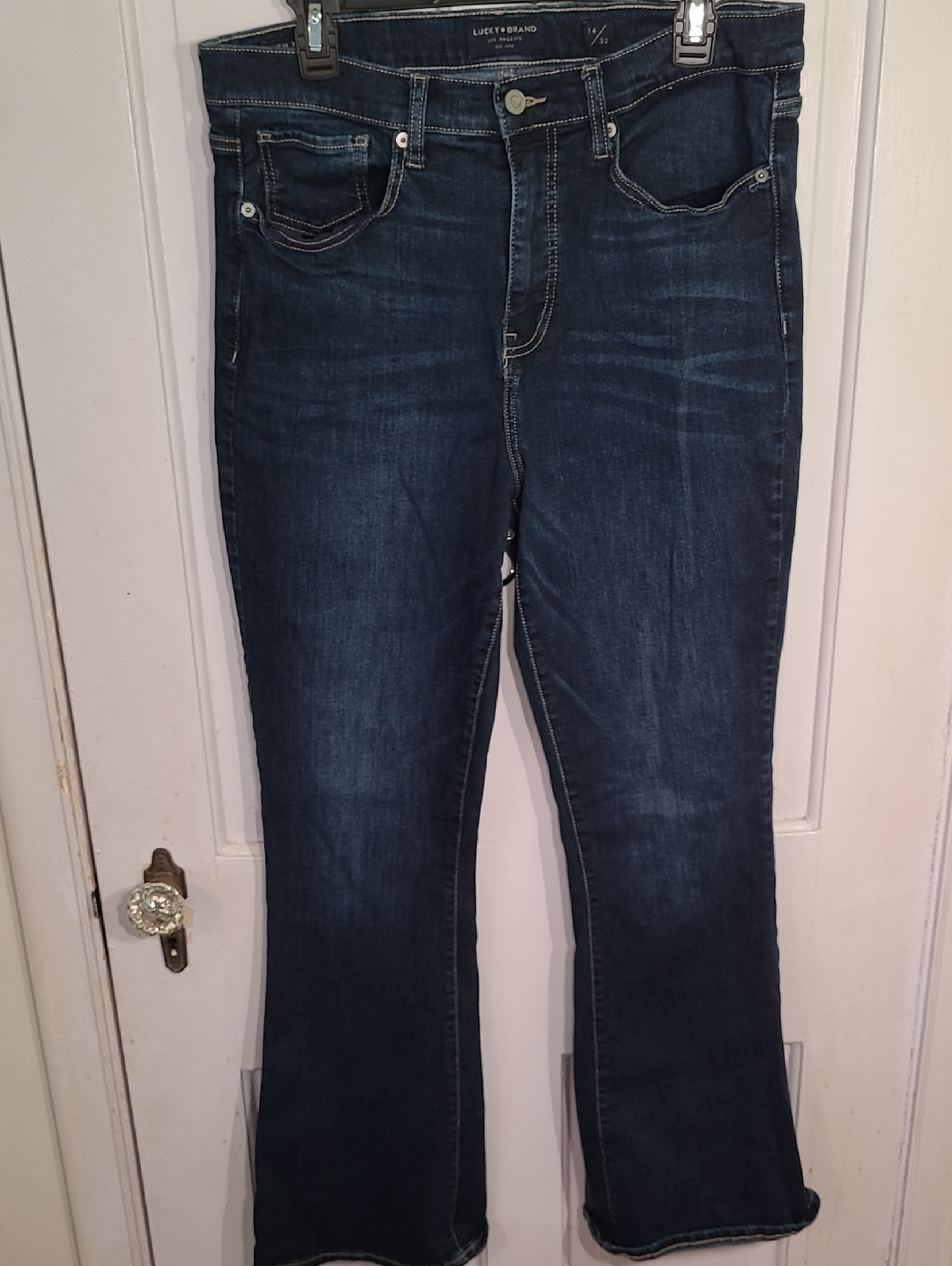 Lucky Brand Womens Indigo Bootcut Jeans Size 14
